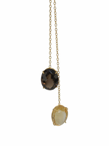 Collier Collier or jaune en négligé 58 Facettes 1