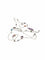 Collier Collier Sautoir Or blanc Saphir 58 Facettes 00017GD