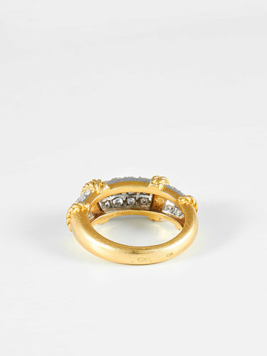 Bague 52 Bague Fred modèle Isaure Or jaune Diamants 58 Facettes