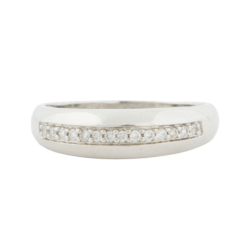 Bague 60 Bague Or blanc Diamants 58 Facettes REF 4210/10