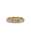 Bague 52 Demi alliance or jaune diamants 58 Facettes 20-257-48