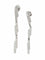 Boucles d'oreilles Dinh Van Boucles d'oreilles Pendants Seventies Or blanc Diamant 58 Facettes 00045GD