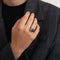 Bague 51 Bague Toi & Moi Perles Diamants 58 Facettes DV0166-1