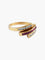 Bague 58 Bague Or jaune Diamants Rubis 58 Facettes