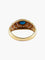 Bague 47 Bague Jonc Or jaune Saphir Diamants 58 Facettes