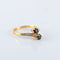 Bague 51 Bague Toi & Moi saphir diamants 58 Facettes