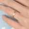 Bague Bague Dinh Van Seventies petit modèle en Or rose et Diamants 58 Facettes
