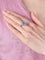 Bague Bague Marguerite Aigue-marine & Diamants 58 Facettes