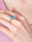 Bague Bague Marguerite Aigue-marine & Diamants 58 Facettes
