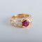Bague Bague rubis et diamants 58 Facettes