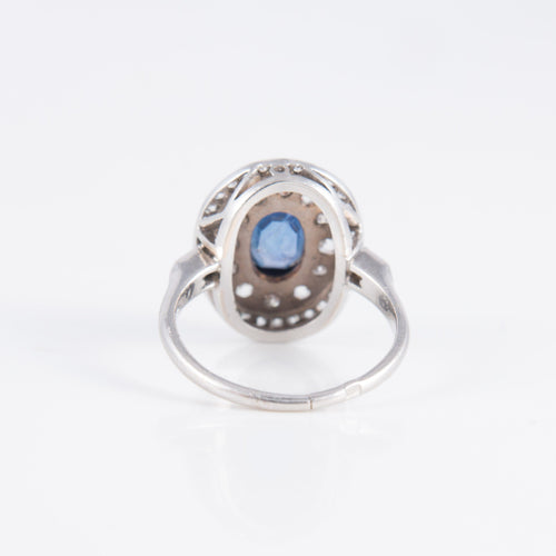 Bague 52 Bague Art Déco Saphir Diamants 58 Facettes 1