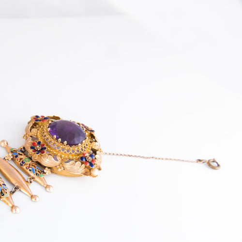 Bracelet Bracelet émaillé époque victorienne 58 Facettes 1