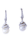 Boucles d'oreilles Boucles d'oreilles pendantes perles et diamants 58 Facettes 081371