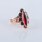 Bague 58 Bague Marquise grenats de Perpignan, fin XIXème 58 Facettes