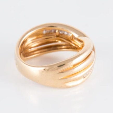Bague Bague Croisée Diamants 58 Facettes