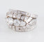 Bague 53 Bague Dôme platine Diamants 58 Facettes
