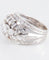Bague 53 Bague Dôme platine Diamants 58 Facettes