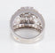 Bague 53 Bague Dôme platine Diamants 58 Facettes