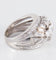 Bague 53 Bague Dôme platine Diamants 58 Facettes