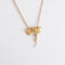 Collier Collier Pendentif Feuillage Diamants Perle 58 Facettes