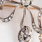 Collier Broche pendentif Noeud Diamants Perles 58 Facettes