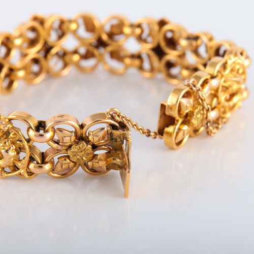 Bracelet Bracelet ajouré or jaune 58 Facettes