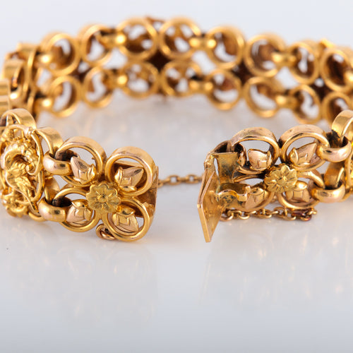 Bracelet Bracelet ajouré or jaune 58 Facettes