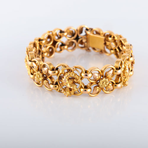 Bracelet Bracelet ajouré or jaune 58 Facettes