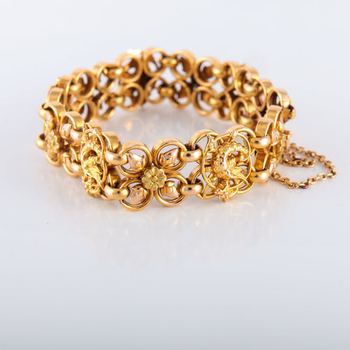Bracelet Bracelet ajouré or jaune 58 Facettes