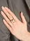 Bague 51 Bague Tank Or Rose Diamants vers 1940 58 Facettes
