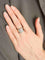 Bague Bague Bandeau 2 Ors Diamants 58 Facettes