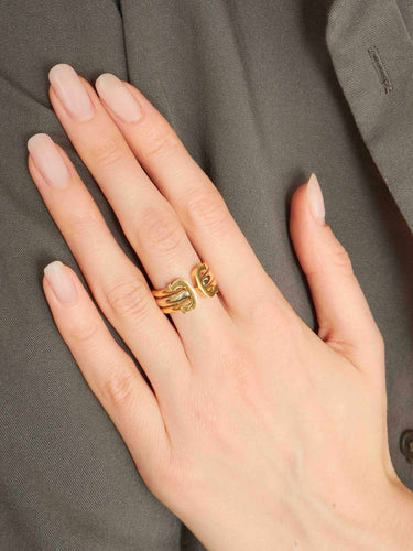 Bague 50 Bague Double C de Cartier 58 Facettes