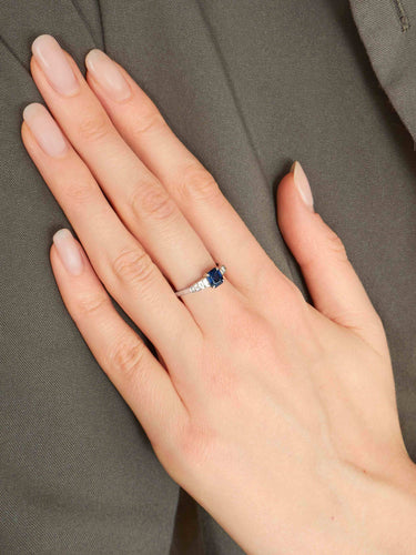 Bague Bague Or Blanc Diamants 58 Facettes