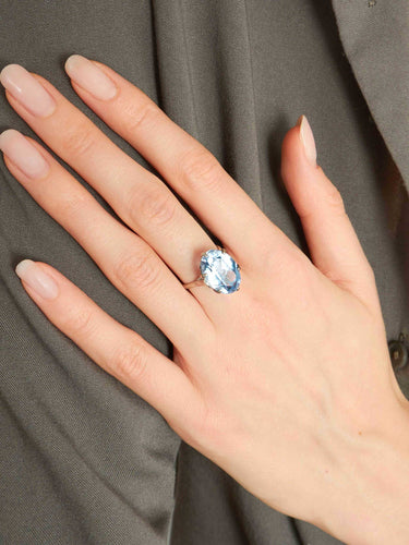 Bague Bague Art Déco Argent 58 Facettes