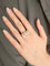 Bague Bague Tank Or Rose Diamants vers 1940 58 Facettes