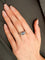 Bague 56 Bague Art Déco Saphir Diamants 58 Facettes