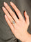 Bague Bague marquise saphir diamants. 58 Facettes