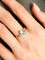 Bague 54 Bague Ancienne "Toi & Moi" Émeraude Perle Diamants 58 Facettes
