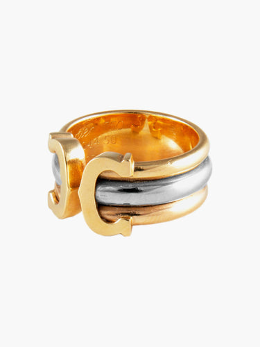 Bague 50 Bague Double C de Cartier 58 Facettes