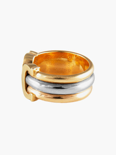 Bague 50 Bague Double C de Cartier 58 Facettes