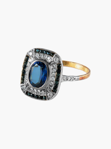 Bague Bague Ancienne Art Déco Vers 1925 58 Facettes