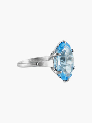 Bague Bague Art Déco Argent 58 Facettes