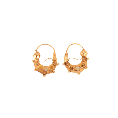 Boucles d'oreilles Créoles Savoyarde Or 58 Facettes
