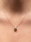 Collier COLLIER PENDENTIF OR & QUARTZ FUME 58 Facettes 130014