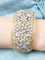 Bracelet BRACELET JONC "FLORALE" OR & DIAMANTS 58 Facettes 210042