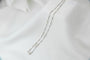 Collier Collier chaîne en or blanc, perles 58 Facettes 345