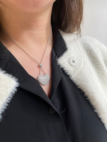 Collier Collier cœur en diamants 58 Facettes 71