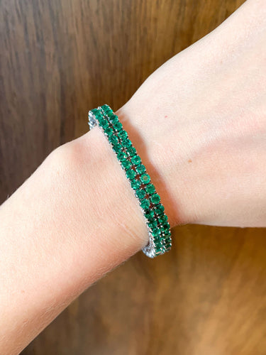 Bracelet Bracelet Emeraudes 58 Facettes