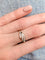 Bague 54 BAGUE "WAVE" OR JAUNE 58 Facettes AL151E