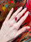 Bague 50 Bague Rubis Diamants baguette 58 Facettes